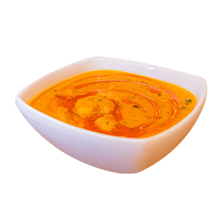 south indian shrimp curry in a bowl