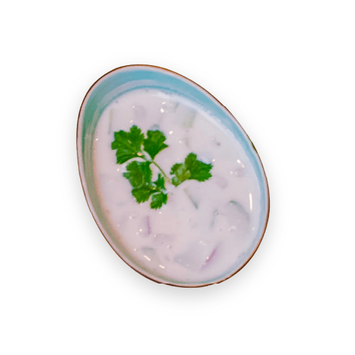 raita in a bowl